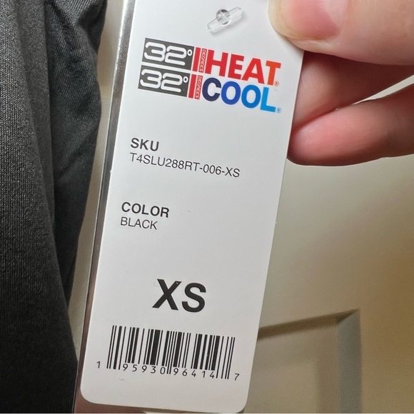 32 Degrees Women’s Cool Tank With Build In Bra Sleep Workout Size Xs Black - Picture 3 of 6